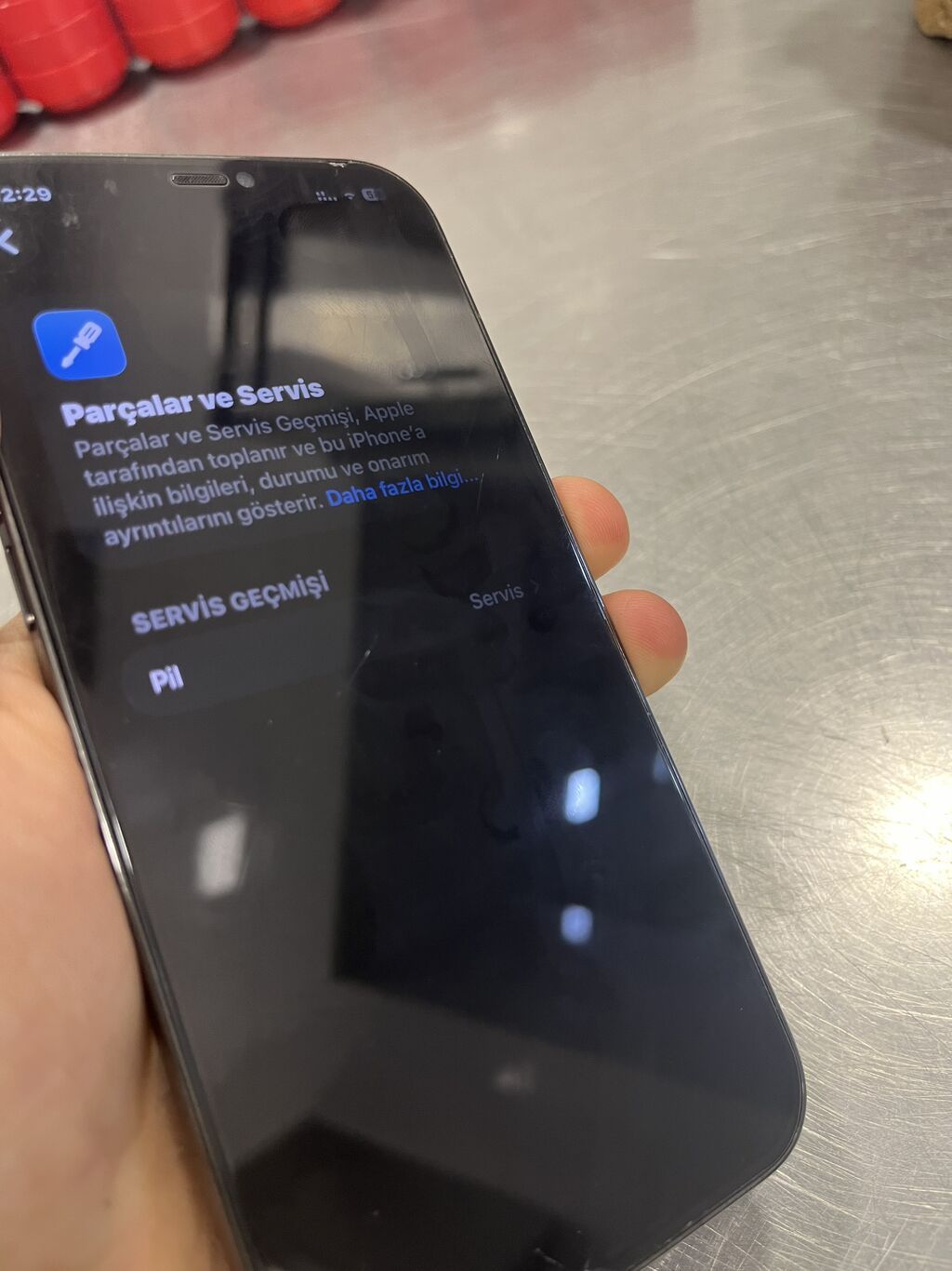IPhone 12 Pro Max, 128 GB, Desert Titanium, Simsiz şarj, Face ID — Apple iPhone, Gəncə (2)