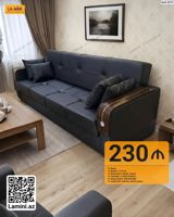 La Mini divan - Ölçü: 210 sm - Mexanizm: açılan, bazalı - Komplekt: 2 — Товары