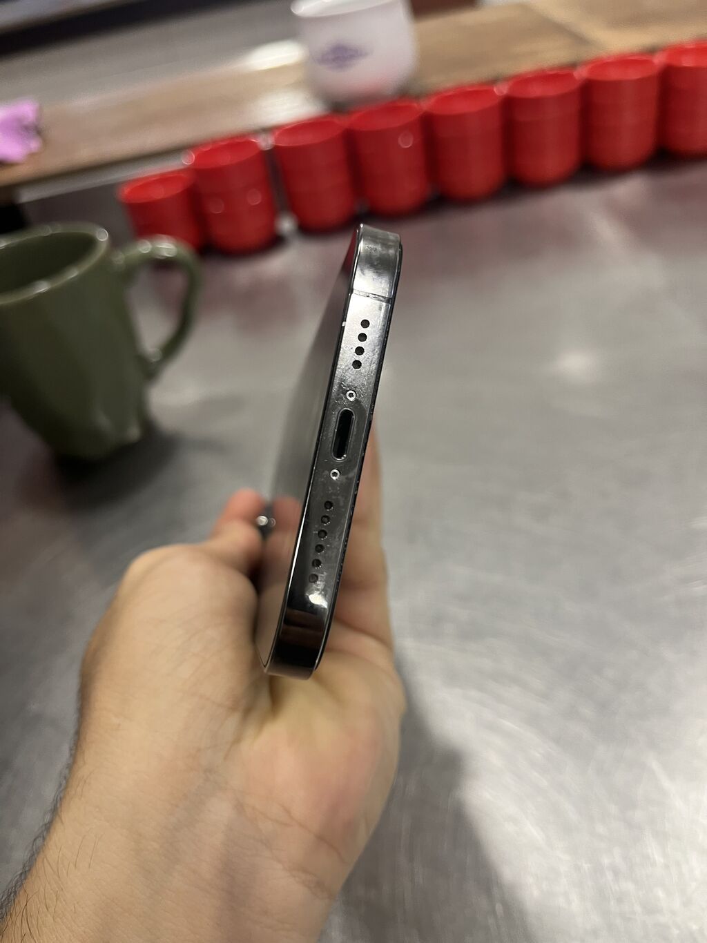 IPhone 12 Pro Max, 128 GB, Desert Titanium, Simsiz şarj, Face ID — Apple iPhone, Gəncə (6)