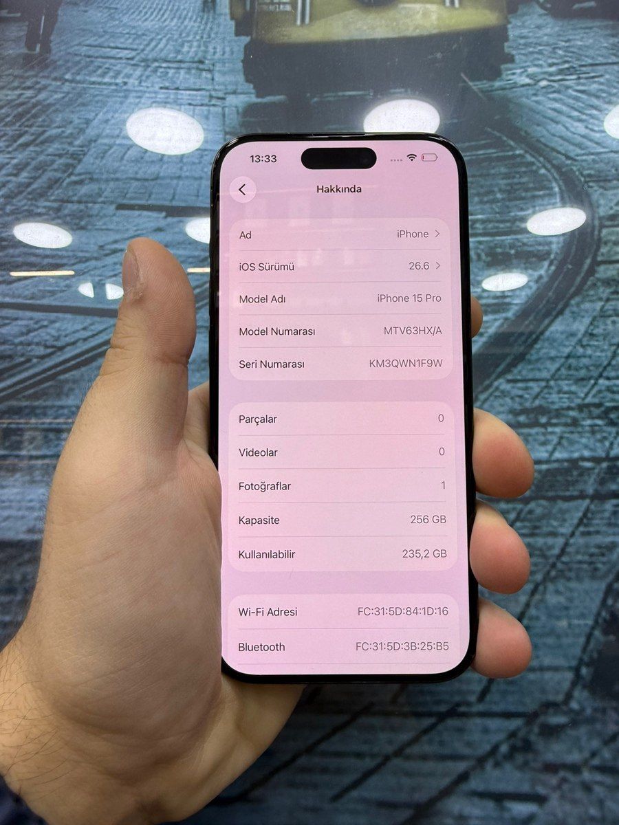 Apple iPhone 15 Pro Blue Titanium 256GB/8GB — Smartfonlar, Bakı (2)