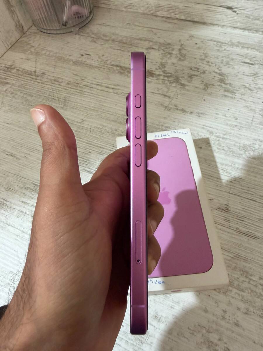 Apple iPhone 16 Pink 128GB/8GB — Smartfonlar, Bakı (4)