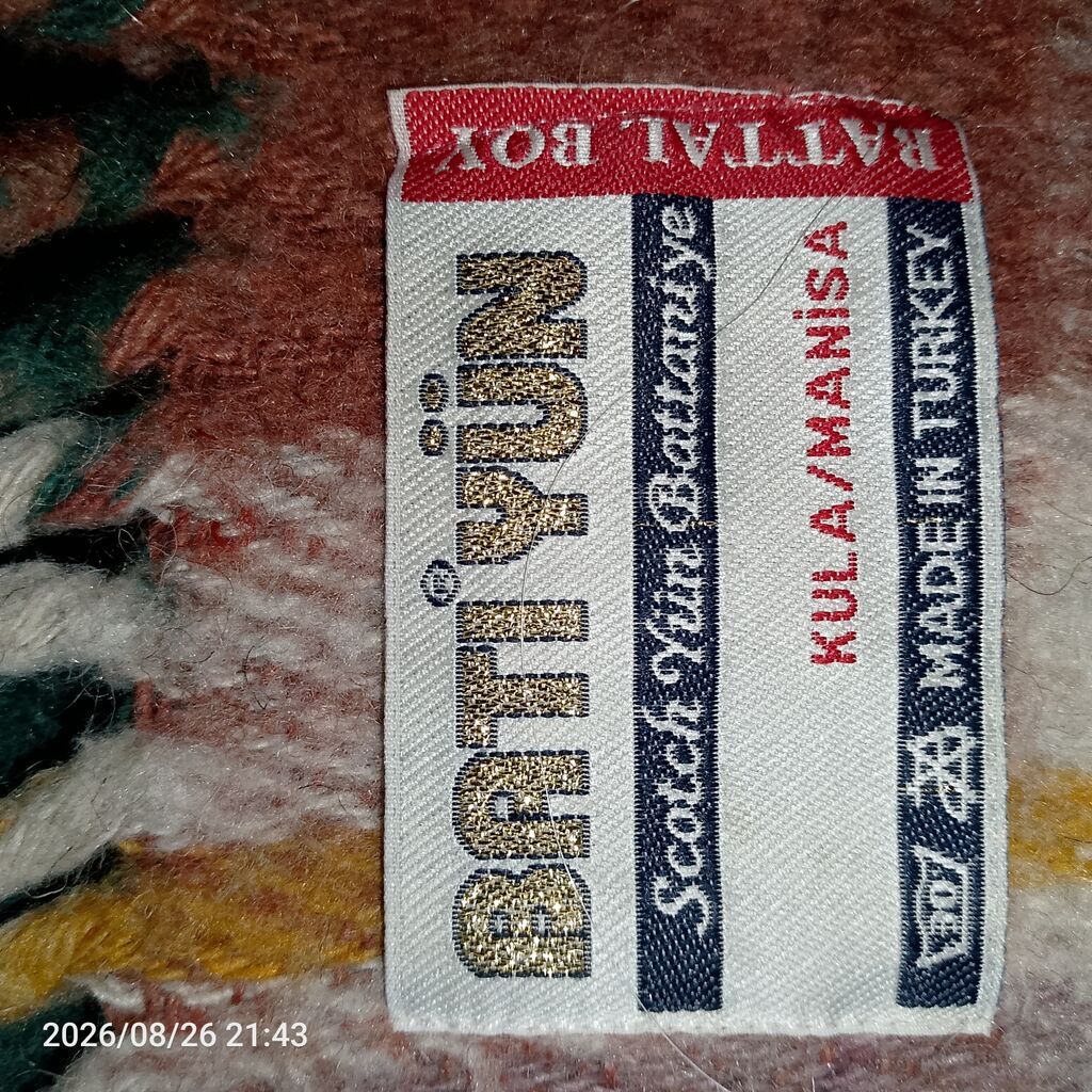 BATI YÜN “Scotch Yün Battaniye” – Battal Boy - Material: Yün (etiket — Tekstil, Bakı (5)