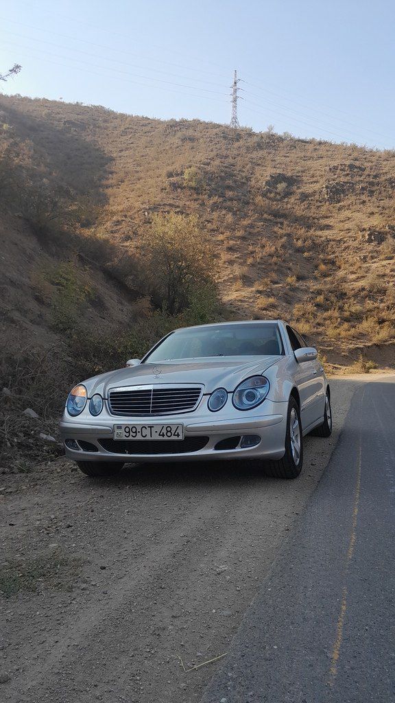 Mercedes E 270, 2.7 L, 2003 il, 450 238 km — Avtomobillər, Ağcabədi (5)