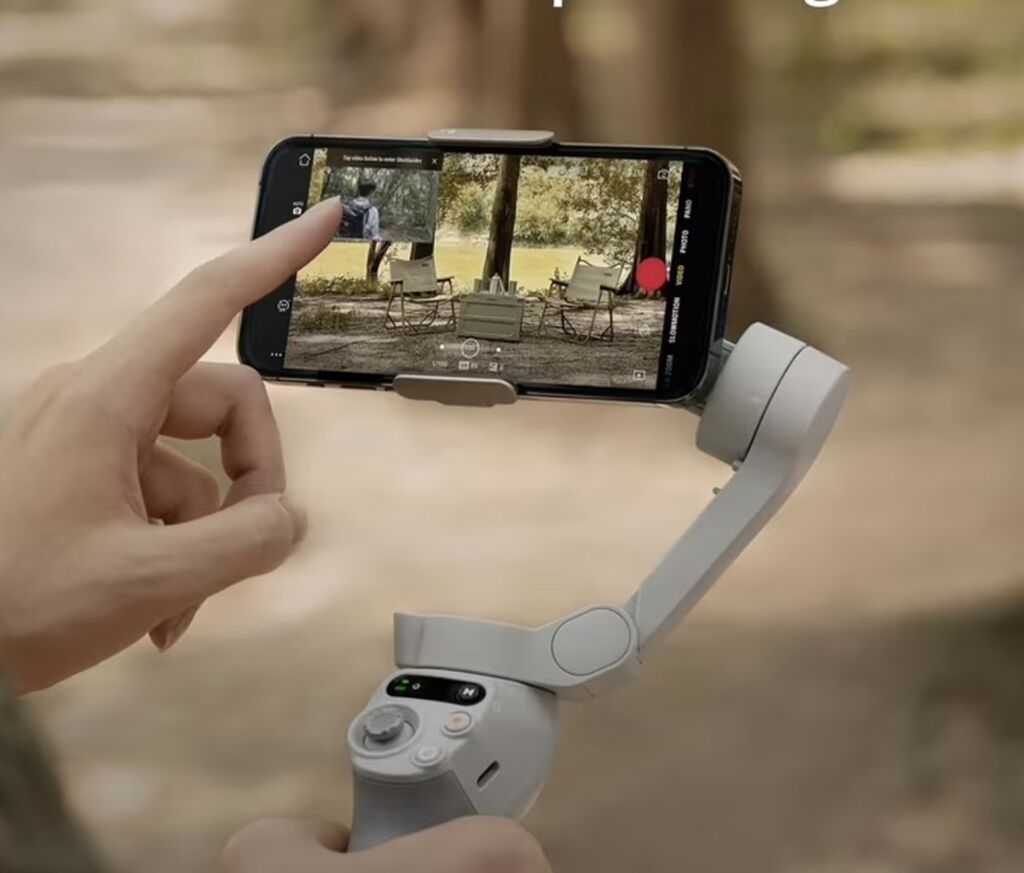 DJI Osmo Mobile SE smartfon üçün 3 oxlu stabilizatorudur. Video — Elektronika, Digah (2)
