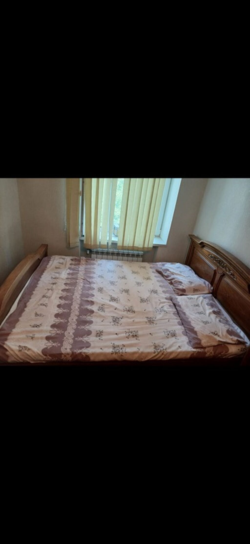 Taxt matrasla birde, ruminiya - Material: massiv ağac (təxminən palıd — Mebel, Bakı (3)