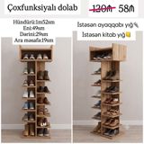 Yeni AYAQQABI👟👣dolabı Birbaşa istehsalçıdan alın‼️ Qiymət : 58₼ — Furniture