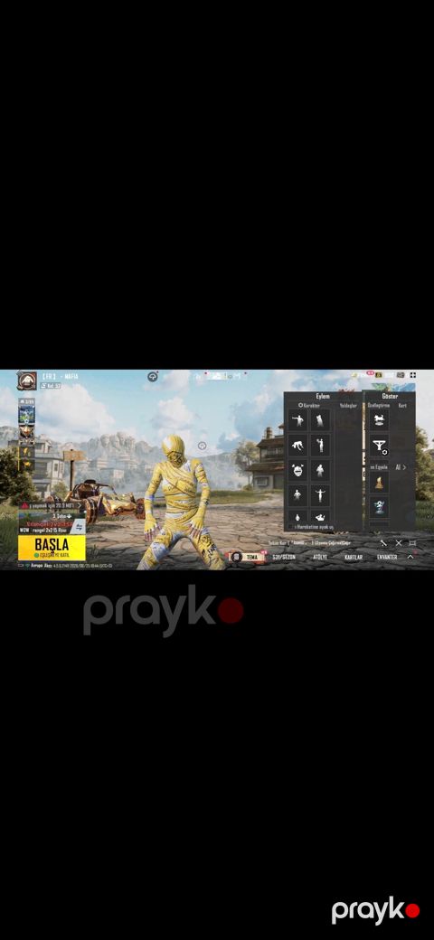 PUBG Mobile hesabı – yüksək səviyyəli kolleksiya və kosmetikalar -