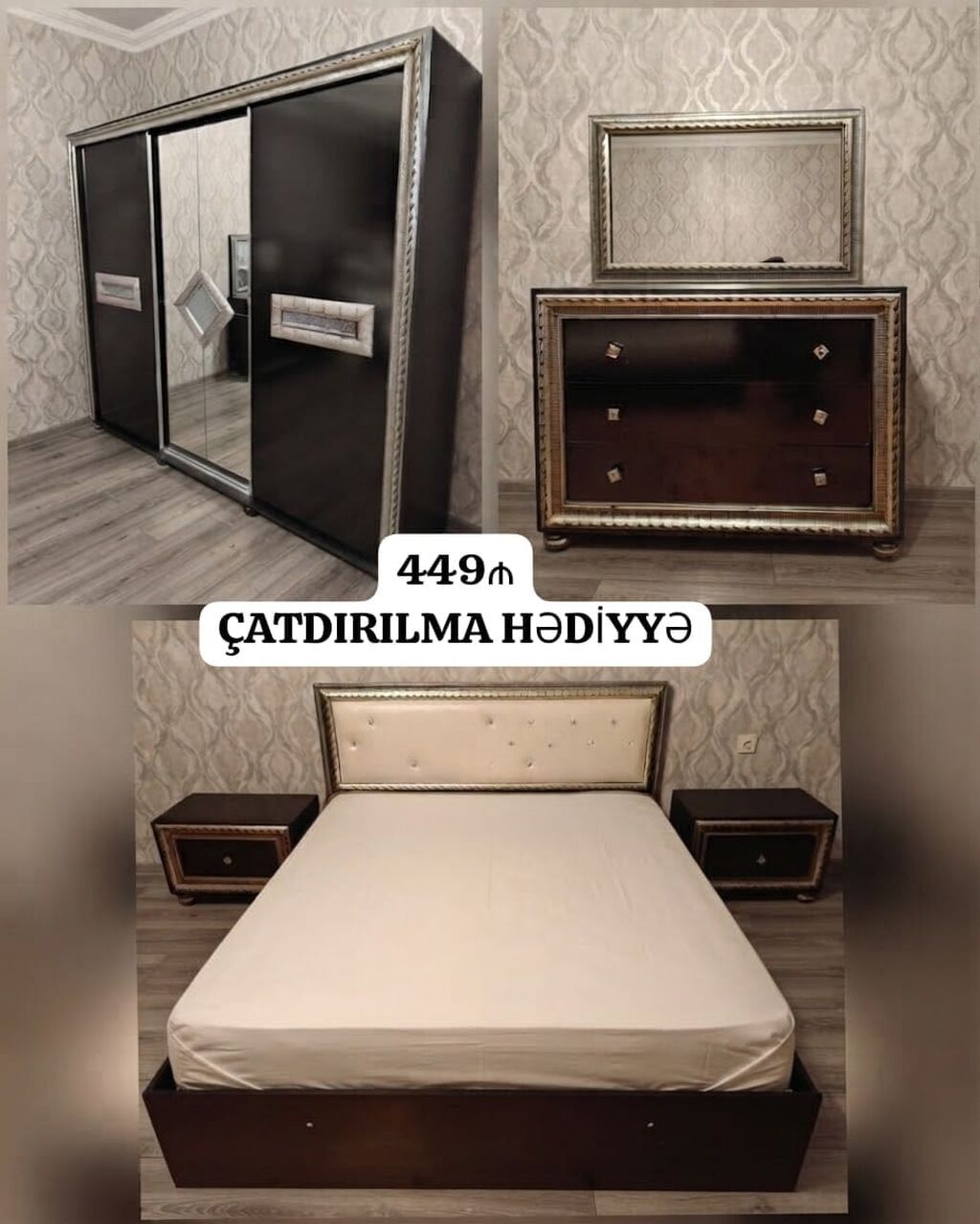 *449₼ YATAQ mebeli :-TƏCİLİ SATILIR*‼️ Fabrik istehsalıdır ÇATDIRILMA — Mebel, Bakı