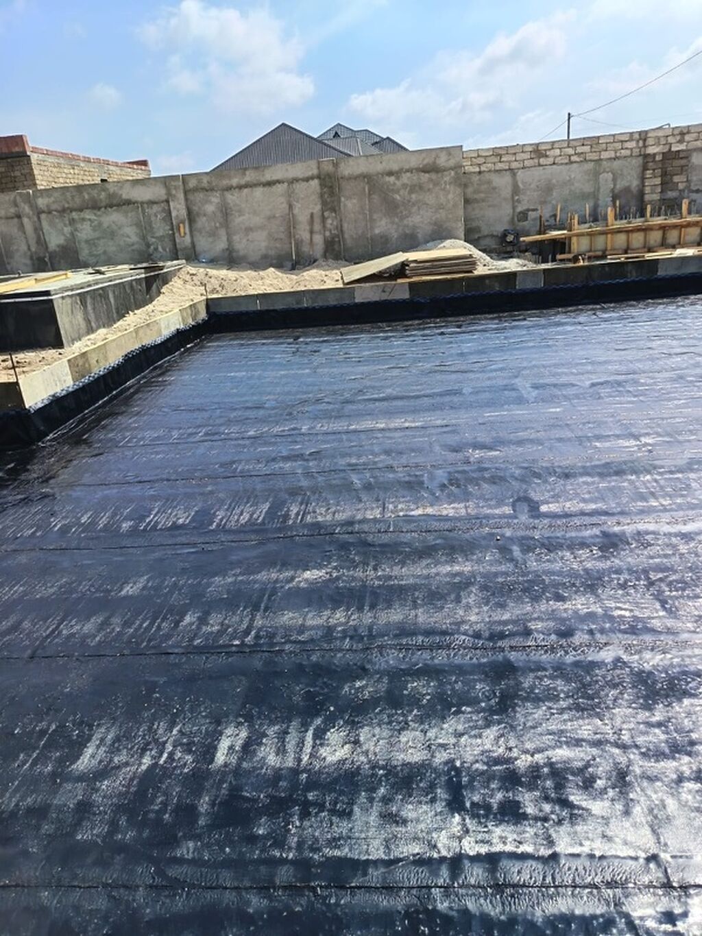 Bünövrə, dam və döşəmələr üçün hidroizolyasiya xidməti. Tikililərin — Tikinti və təmir, Digah (3)