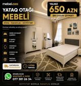 İkinəfərlik çarpayı, Dolab, Termo, 2 tumba, Rusiya, Yeni — mebel.aza