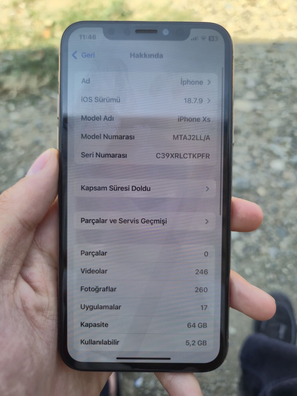 IPhone Xs, 64 GB, Qızılı, Face ID — Apple iPhone, Gəncə (2)