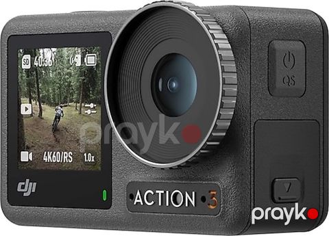 DJI Action 4 ekşn kamera Kompakt və yüngül korpusda çəkiliş üçün