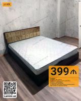 Minimalist dizaynlı çarpayı – Kod: 4446 - Ölçü: 160 × 200 sm - — Mebel