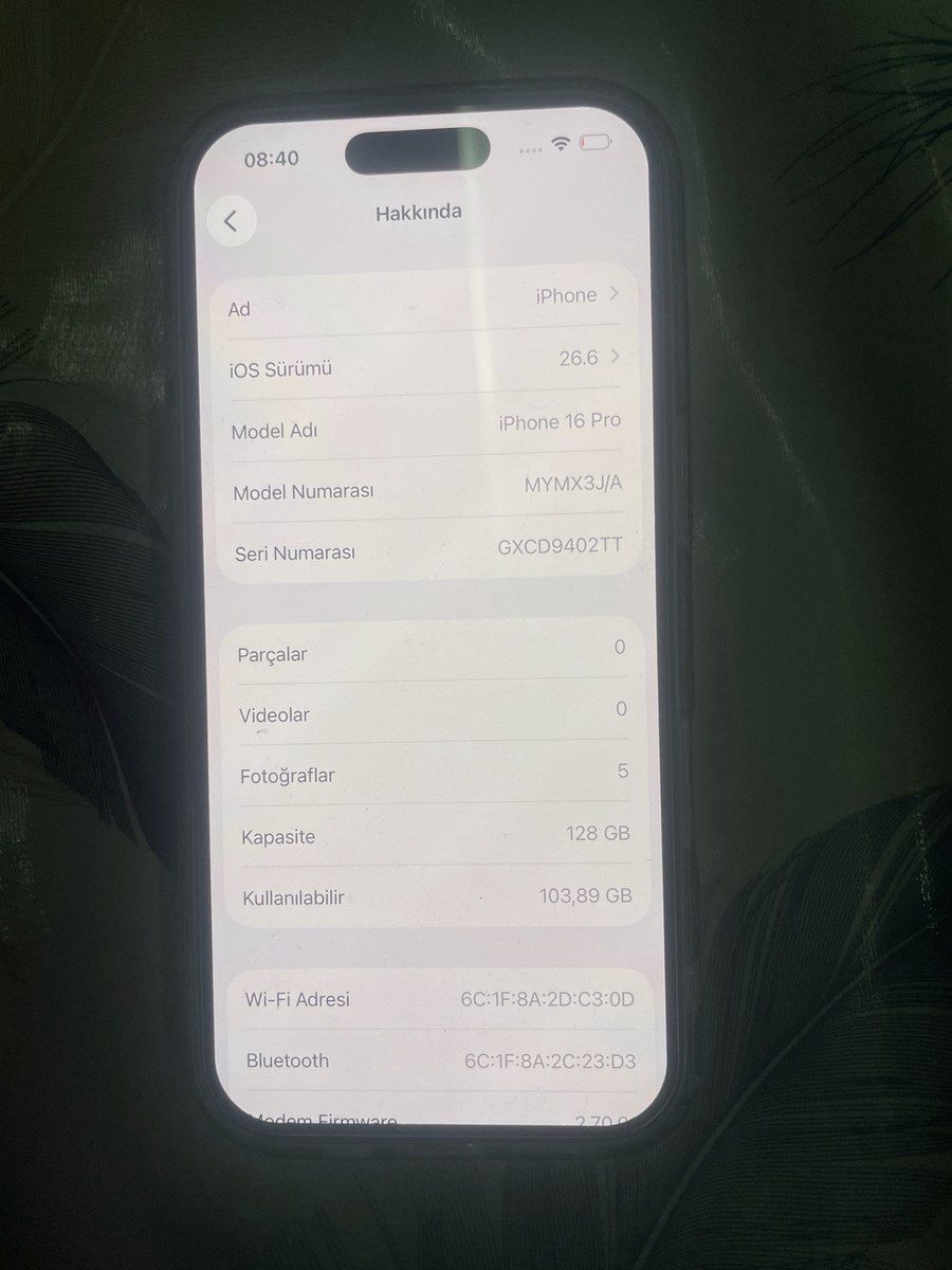 Apple iPhone 16 Pro Desert Titanium 128GB/8GB — Smartfonlar, Bakı (4)
