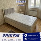 Yeni, Təknəfərlik çarpayı, Bazasız, Matras ilə, Siyirməsiz, Azərbaycan — Express Home