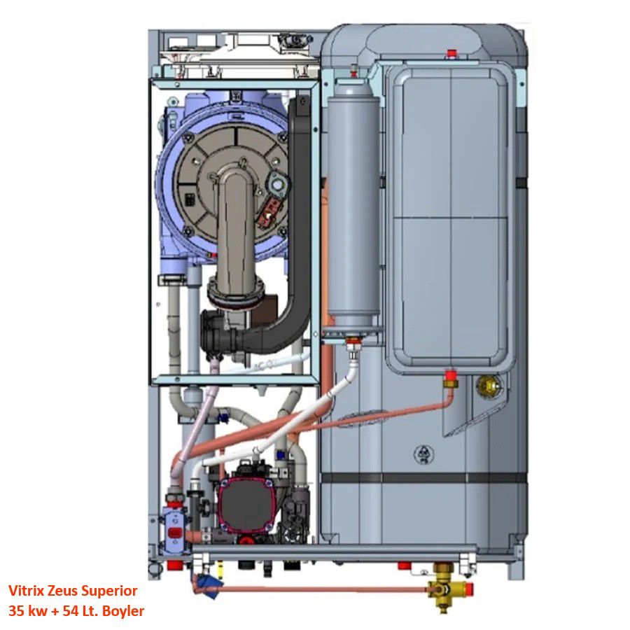 Kombi Yoğuşmalı İmmergas Vitrix Zeus Superior 35 kw — Kombilər, Bakı (9)
