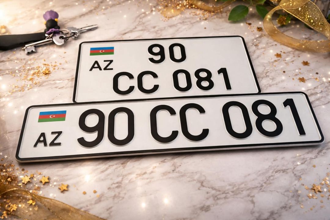 Avtomobil qeydiyyat nişanı - 90-CC-081 — Avto, Bakı