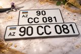 Avtomobil qeydiyyat nişanı - 90-CC-081 — Cars