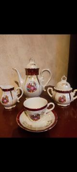 Çay dəsti, rəng - Ağ, Farfor, 6 nəfərlik — Goods