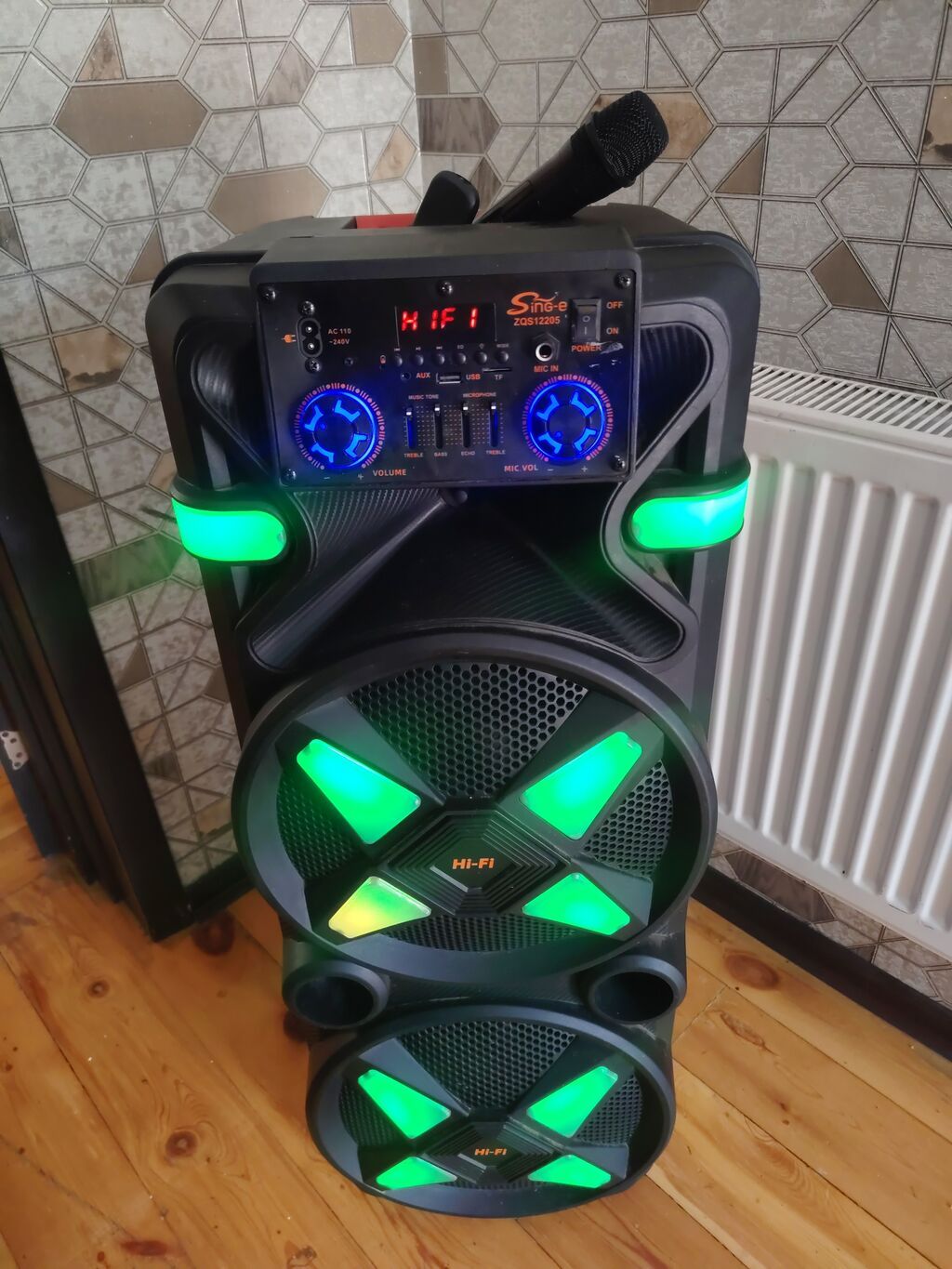 Səs gücləndirici/karaoke kolonka – Sing-e ZQS12205 - İnteqrə olunmuş — Elektronika, Bakı (2)
