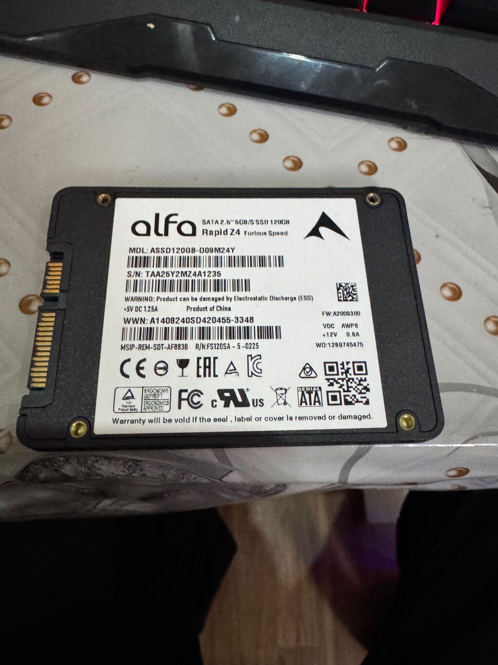 Daxili SSD disk 120 GB, 2.5", Yeni — Elektronika, Bakı (2)