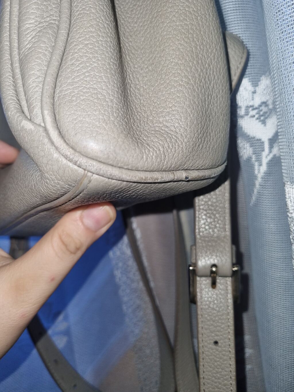 Furla qadın bel-çiyin çantası (ryukzak) - Rəng: boz-bej (taupe) - — Çantalar, Bakı (3)