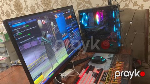 Stolüsdü kompyuter Ekran: Tuf Gaming 27 inc 210hz Sistem bloku: RTX