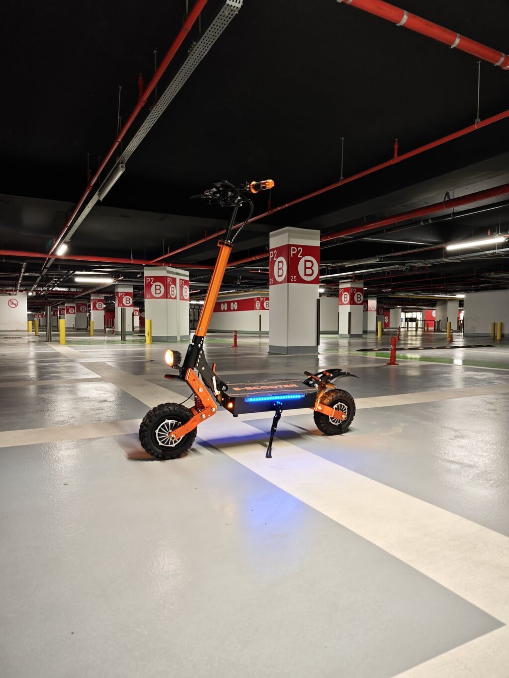 Yeni Elektrik samokat 10", > 1000 Vt, > 45 km/s, Ünvandan götürmə — Mallar, Bakı (3)