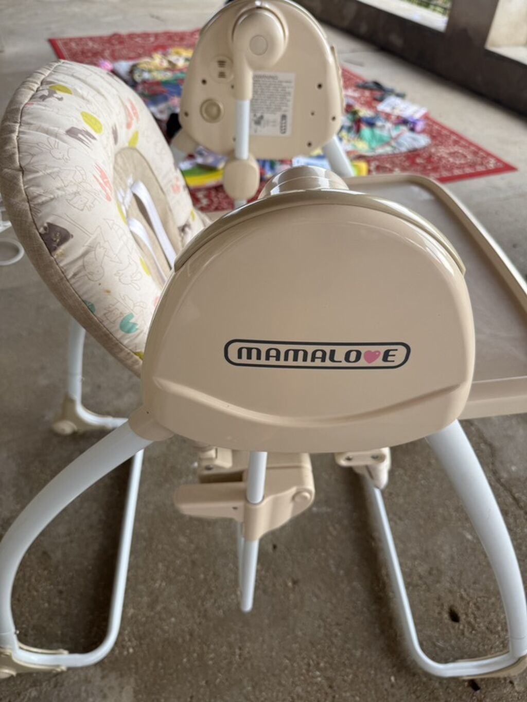 Mamalove uşaq yemək oturacağı və yelləncək funksiyalı model. MAMALOVE — Mallar, Digah (5)