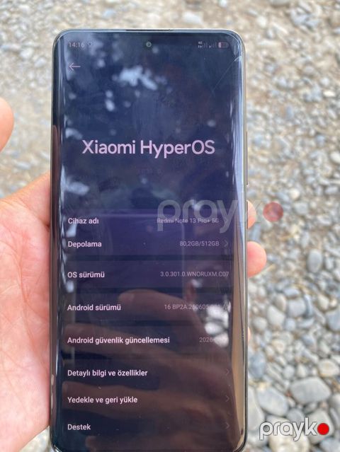 Redmi Note 13 Pro+, 512 GB, rəng - Qara, Barmaq izi