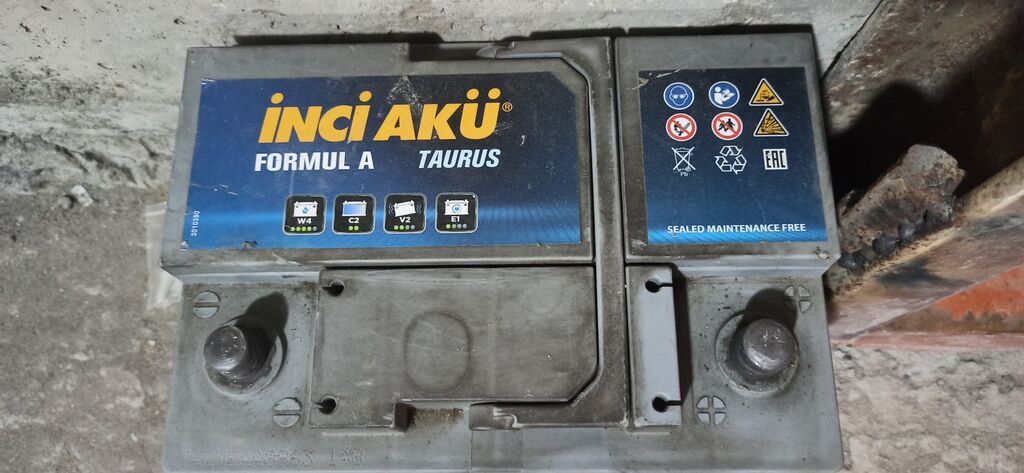 Inci Akü, 60 ah, Orijinal, Türkiyə, İşlənmiş — Akkumulyatorlar, Sumqayıt