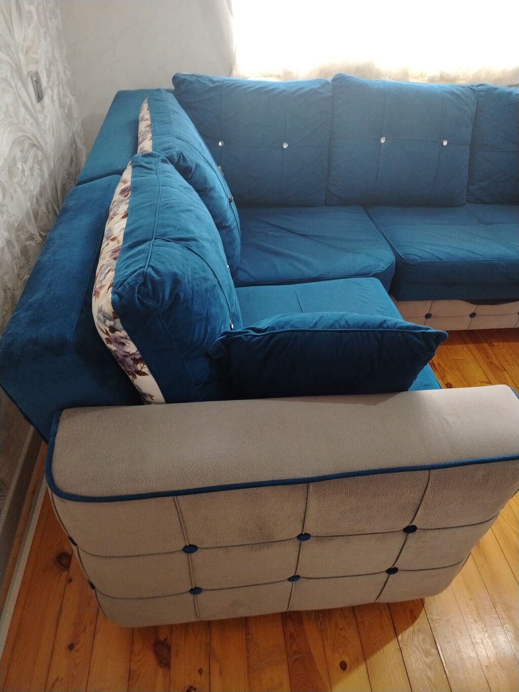 Künc divan, İşlənmiş, Parça — Mebel, Digah (3)