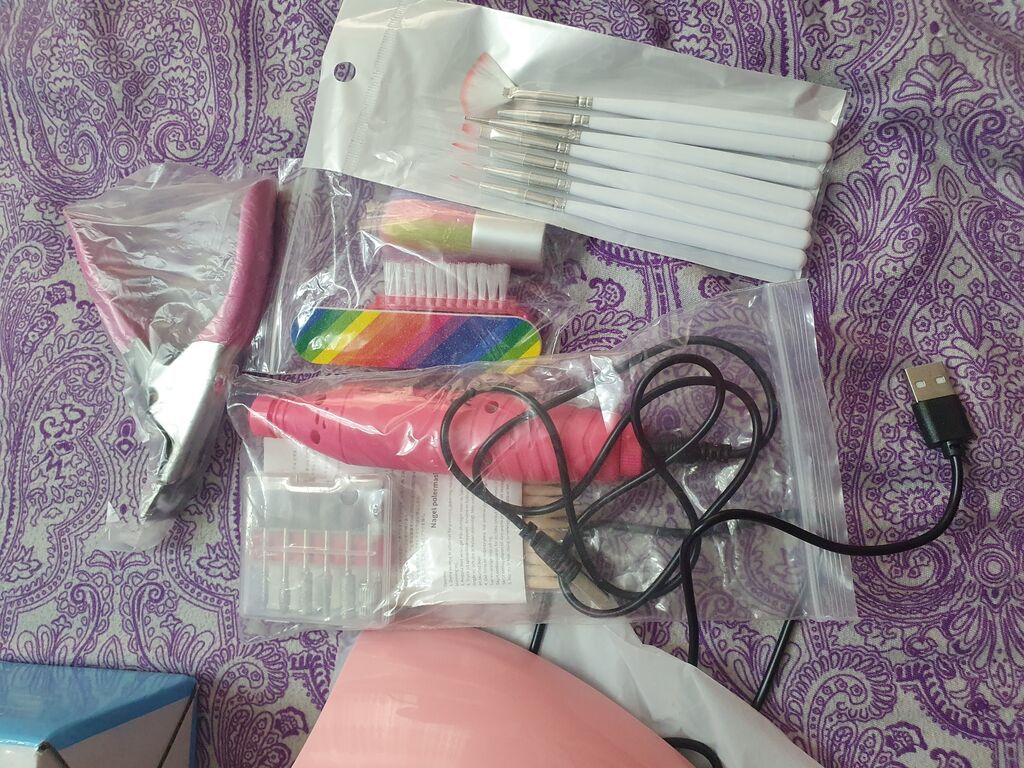 Manikür üçün tam set – LED/UV dırnaq lampası və aksesuarlar Məhsulun — Gözəllik və sağlamlıq, Bakı (4)