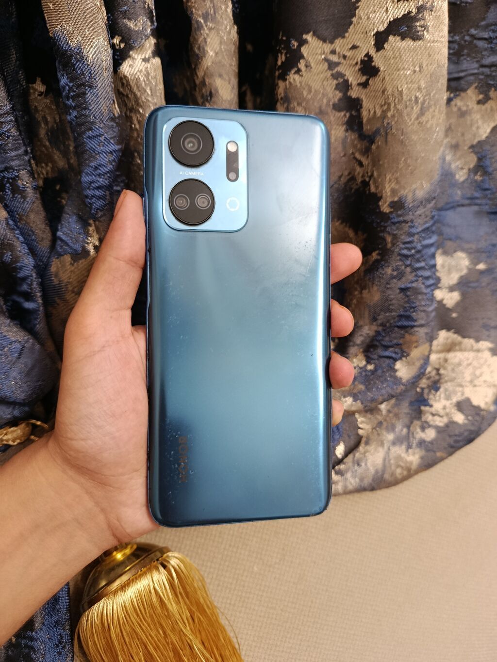 Honor X7a, 128 GB, rəng - Göy, Sensor, İki sim kartlı — Honor, Bakı
