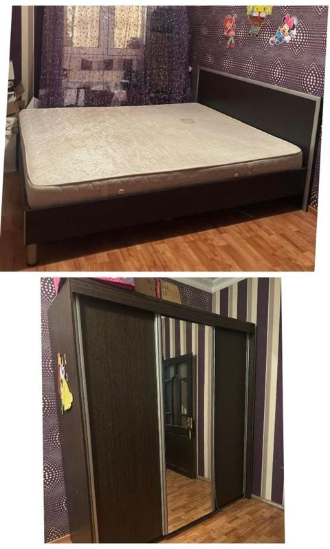 Çox təcili 🛑🛑Yataq desti taxt dolab matras tumbucka hamisi birlikde