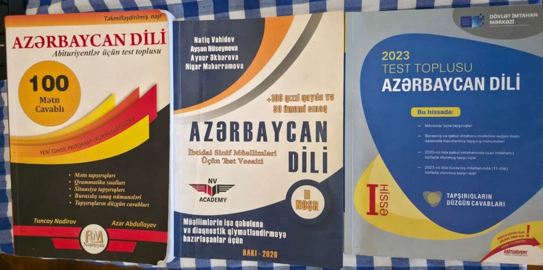 Dərs vəsaitləri — Mallar, Bakı
