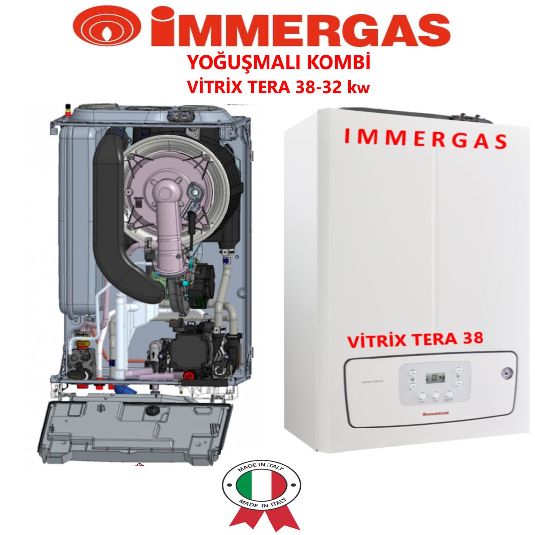 Immergas Vitrix Tera 38 Yoğuşmalı Kombi — Kombilər, Bakı (2)