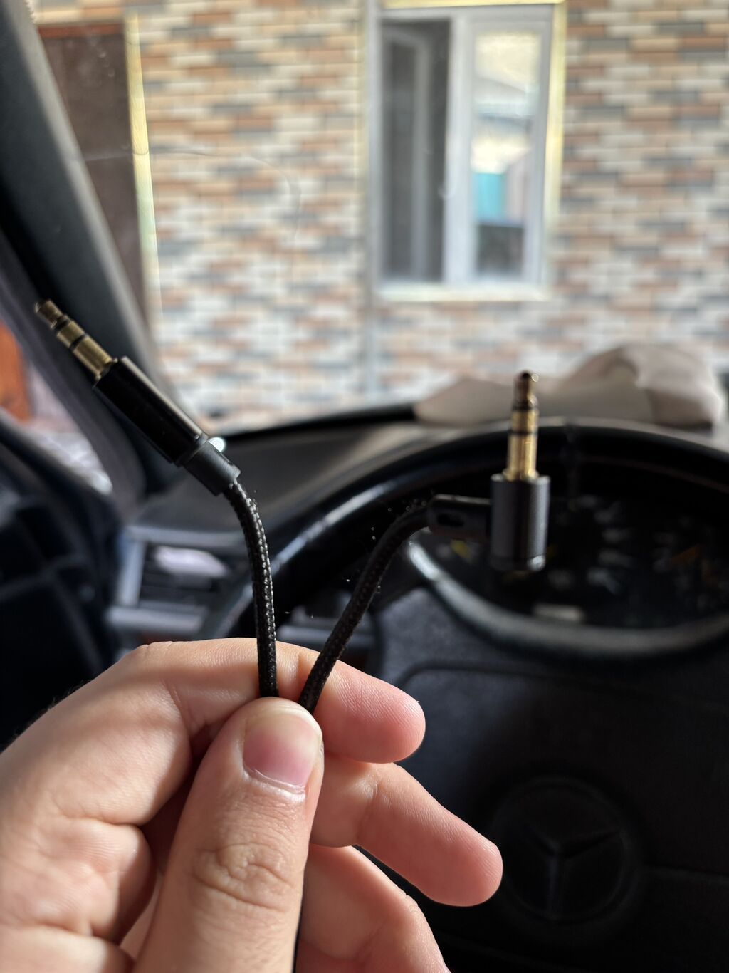 3.5 mm AUX səs kabeli - Hər iki ucunda 3.5 mm stereo (TRS) jack – — Elektronika, Qazax (2)