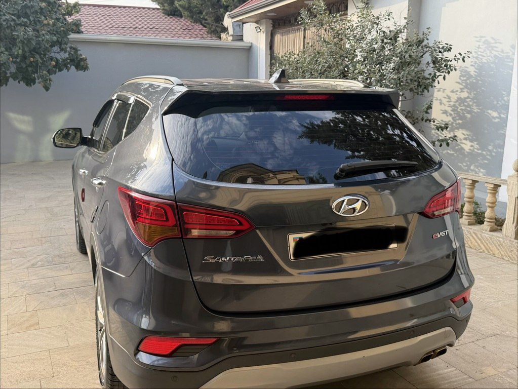 Hyundai Santa Fe, 2.0 L, 2016 il, 189 000 km — Avtomobillər, Bakı (5)