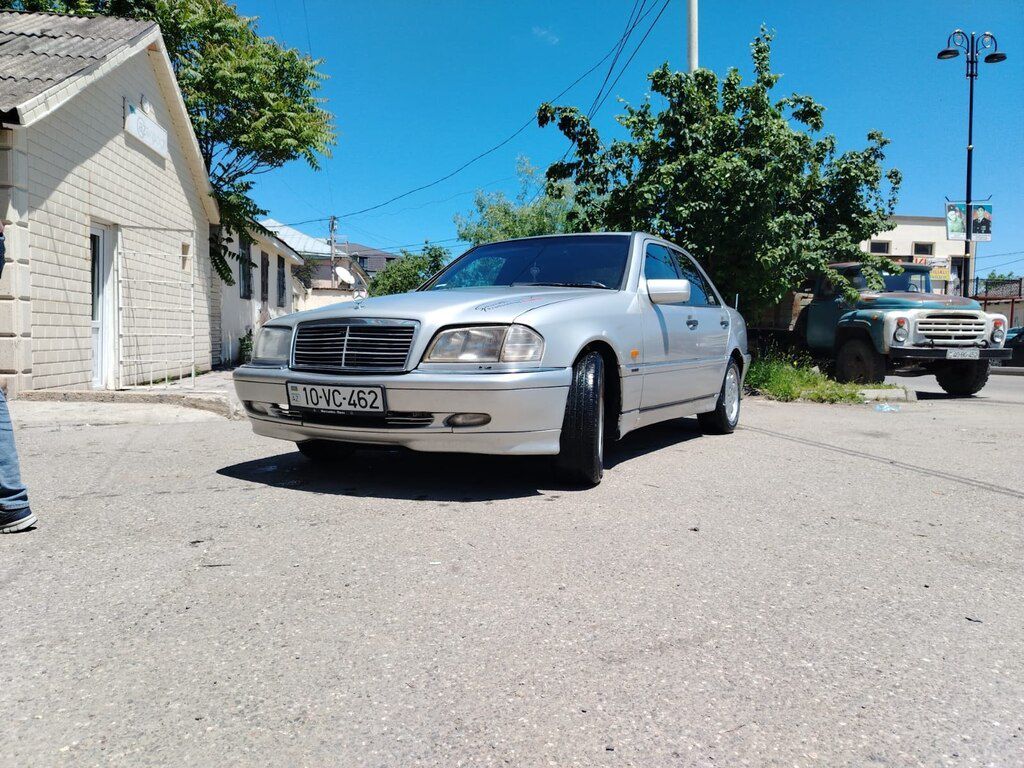 Mercedes C 200, 2.0 L, 1994 il, 450 000 km — Avtomobillər, Quba (11)