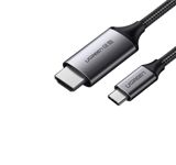 Ugreen US270 Type-C to USB 3.0 A Adapter Cable with Lanyard Space Gray — Yoboo az — Electronics