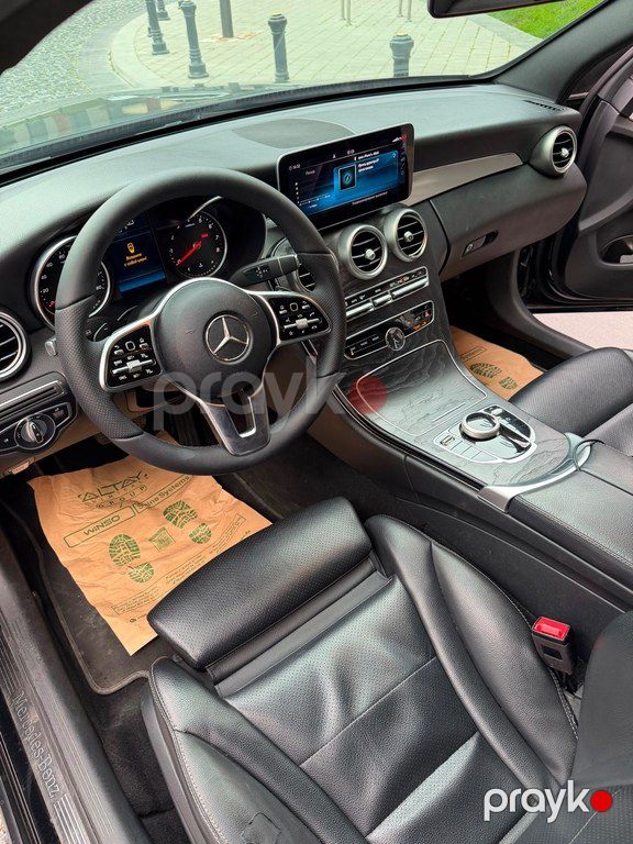 Mercedes C 300, 2.0 L, 2019 il, 173 000 km — Avtomobillər, Bakı (7)