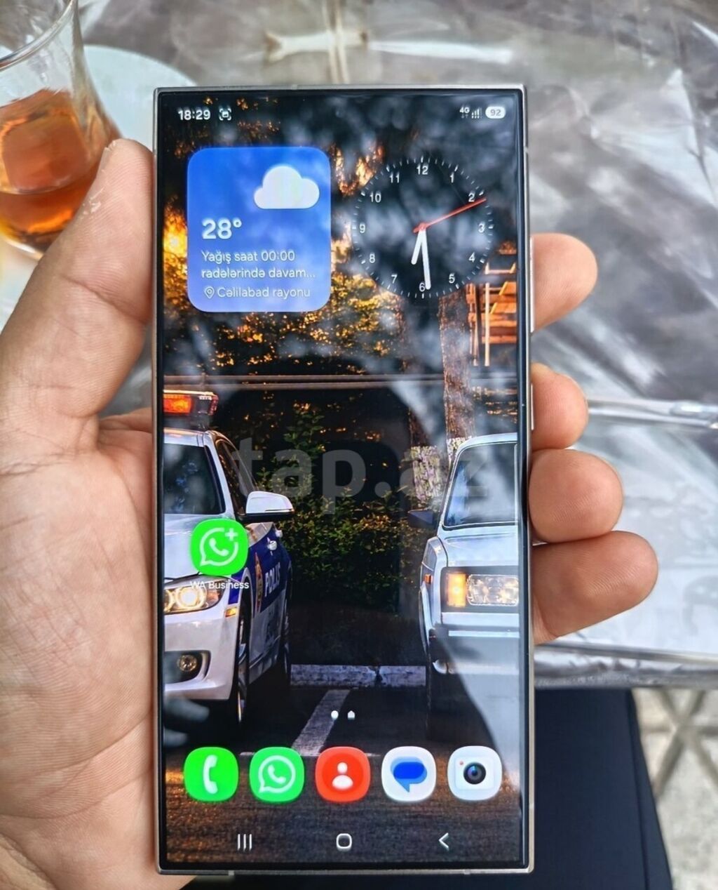 Samsung Galaxy S24 Ultra, 128 GB, rəng - Gümüşü, Sensor, Barmaq izi — Samsung, Cəlilabad (2)
