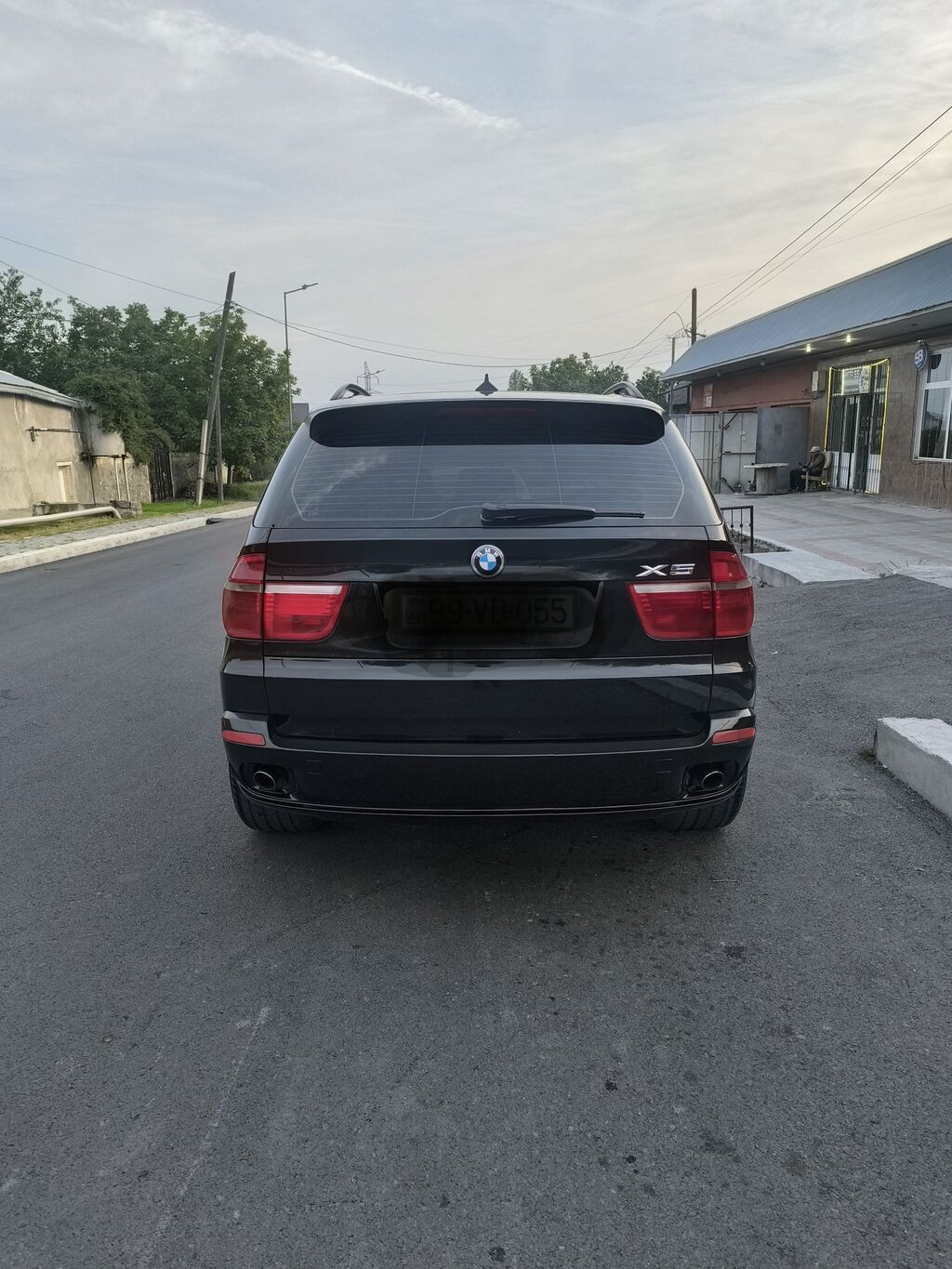 BMW X5 (E70) – qara rəngli, tam ölçülü premium SUV 3 mator dizel M57 — Avto, Şəki (4)