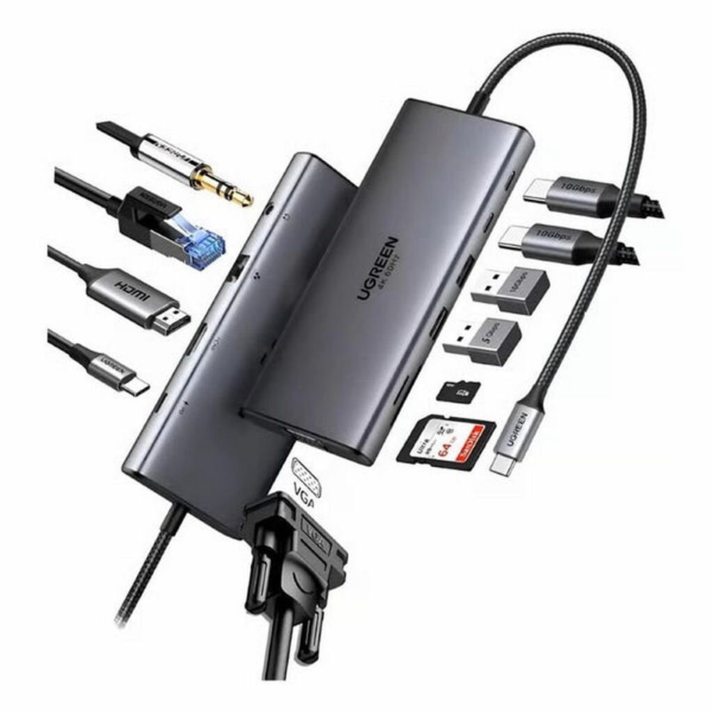 Ugreen Usb-c Multiport Hub - Usb-c girişli noutbuk və planşetlər üçün — Elektronika, Bakı
