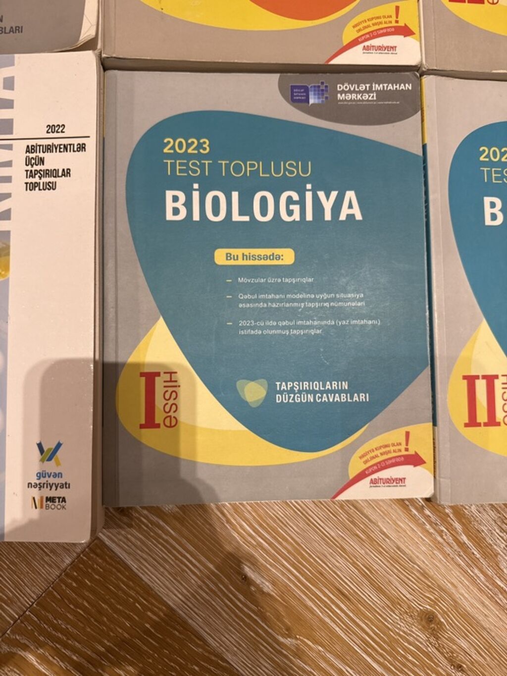 Məhsul: DİM “Test Toplusu” kitabları dəsti – Kimya və Biologiya — Kitablar və jurnallar, Bakı (4)