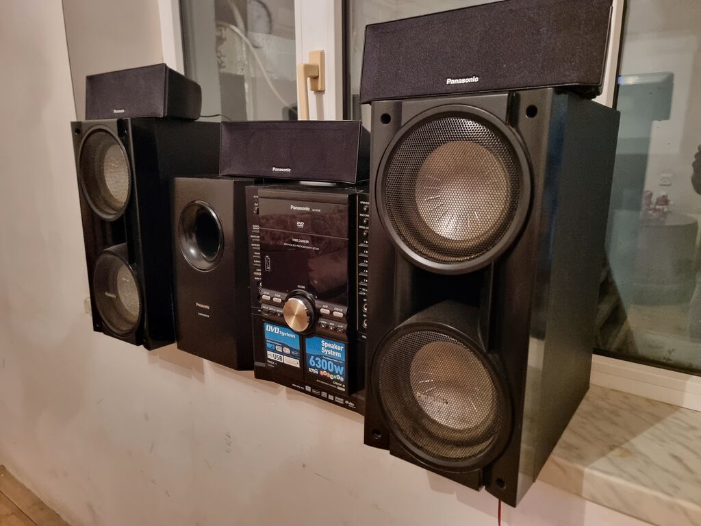 Panasonic Musiqi merkezi satiram. Problemsiz temirsizdi pultu yoxdu — Elektronika, Bakı (2)