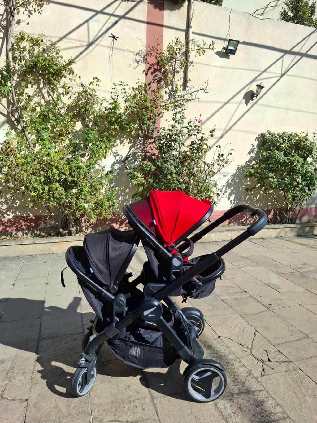 Chicco Fully Twin uşaq arabası – iki uşaqlı ailələr üçün çevik 2‑in‑1 — Mallar, Bakı (5)