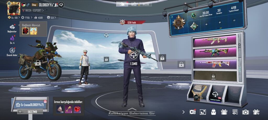Pubg Mobile hesabında nadir Laboratoriya yüksəldilən skinlər paketi — Oyun dəstləri, Bakı (6)