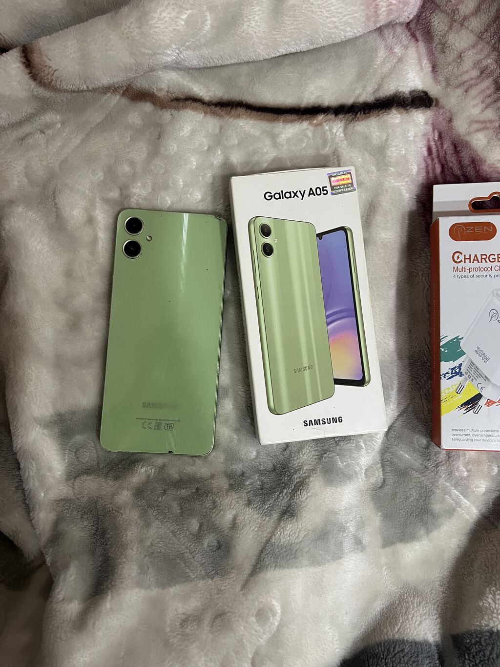 Samsung Galaxy A05, 64 GB, rəng - Yaşıl, Sensor, Face ID — Samsung, Bakı (9)
